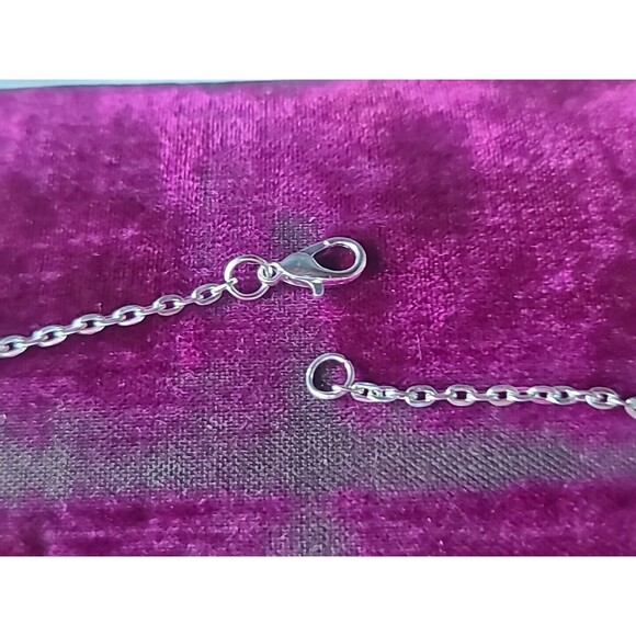 Blue Floral Polymer Clay Jewelry Set, NEW - Picture 9 of 10